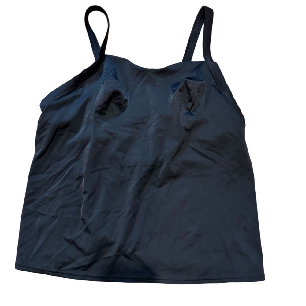 Lands' End Black Tankini Top – Size 16A – Top Only